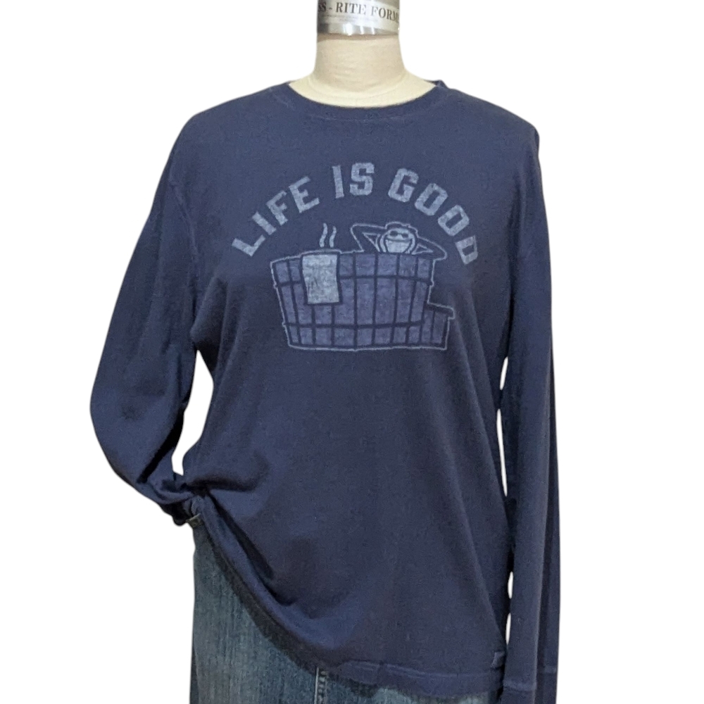Life Is Good Crusher Tee Size Large